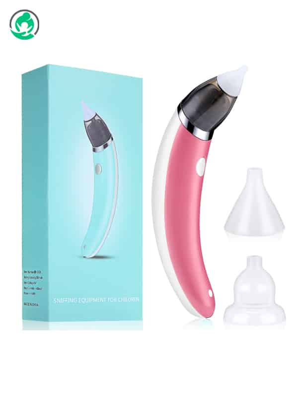 Baby Nasal Aspirator with Built-in Music and Light for Soothing Experience