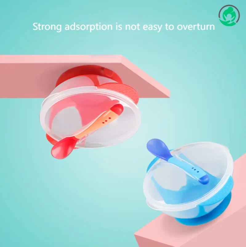 Baby Training Bowl Set with Safe Spoon