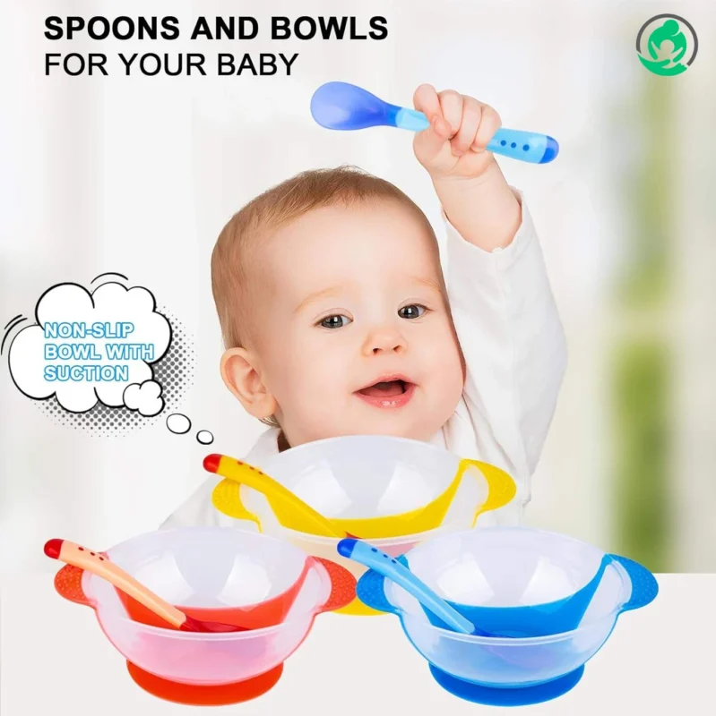 Baby Feeding Bowl with Easy Grip Handle
