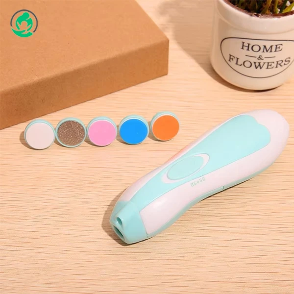 Baby Nail Polisher soft spinning head close-up
