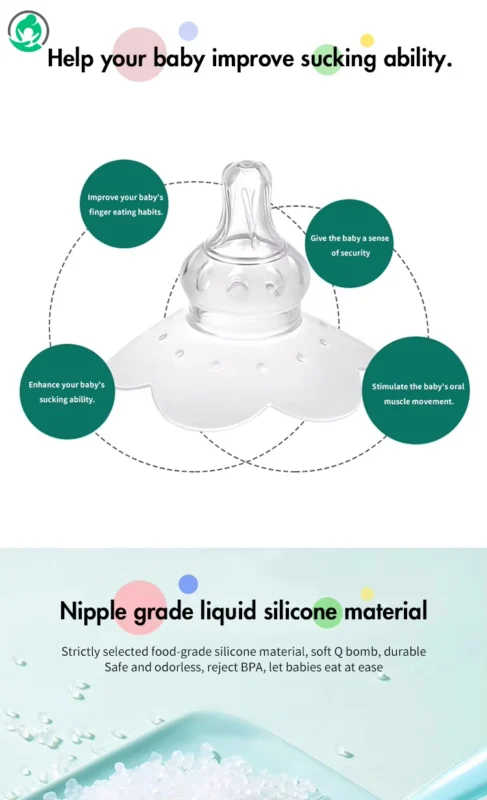 Nipple Shield Pain Relief for Breastfeeding Mothers
